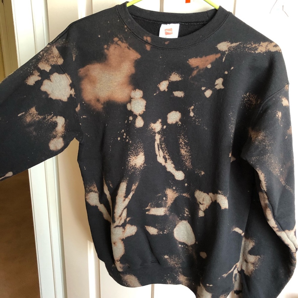 Custom Tie-Dye Crew Sweatshirt